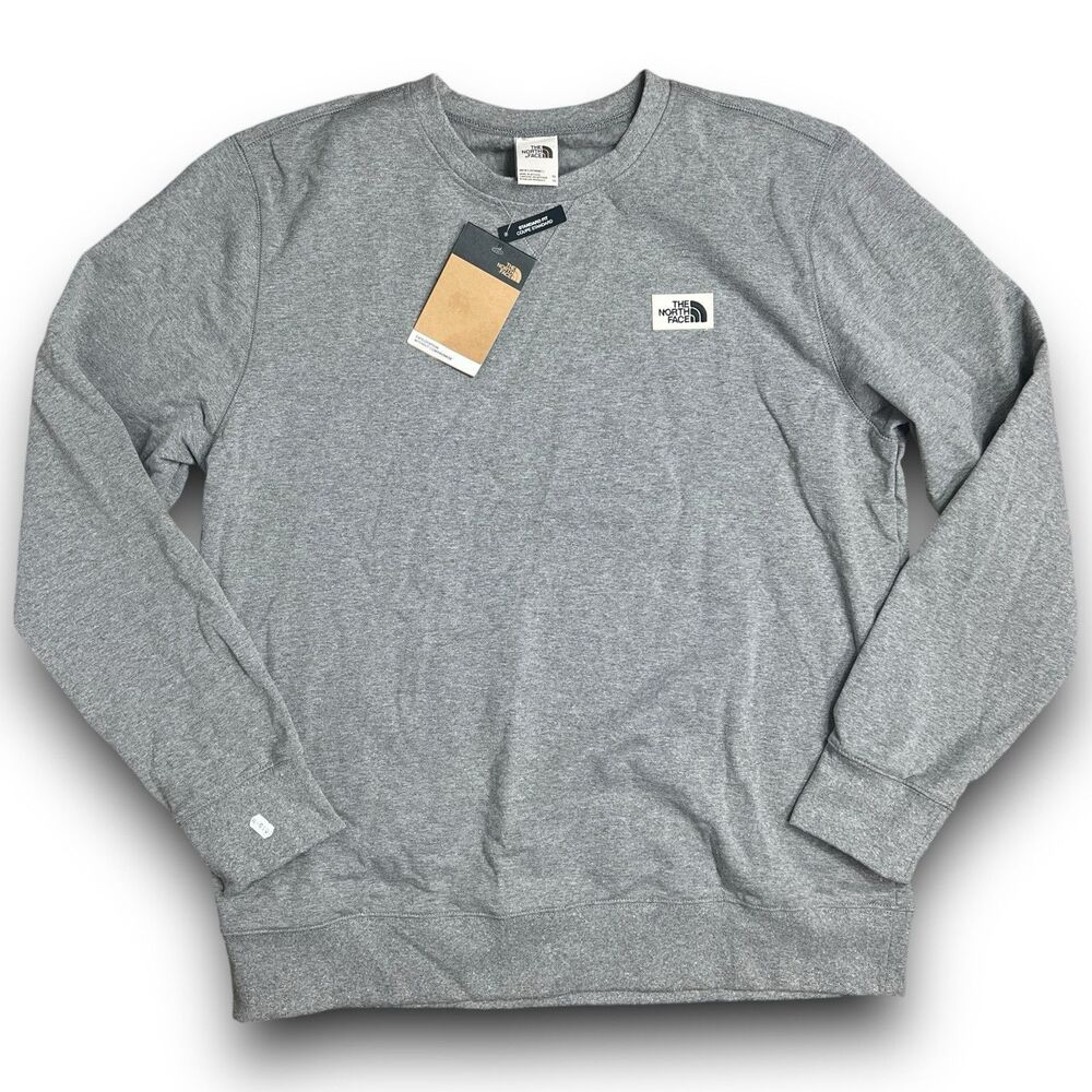 The North Face Sweatshirt Mens XL Grey Pullover Sporty Activewear Normcore - Picture 2 of 9